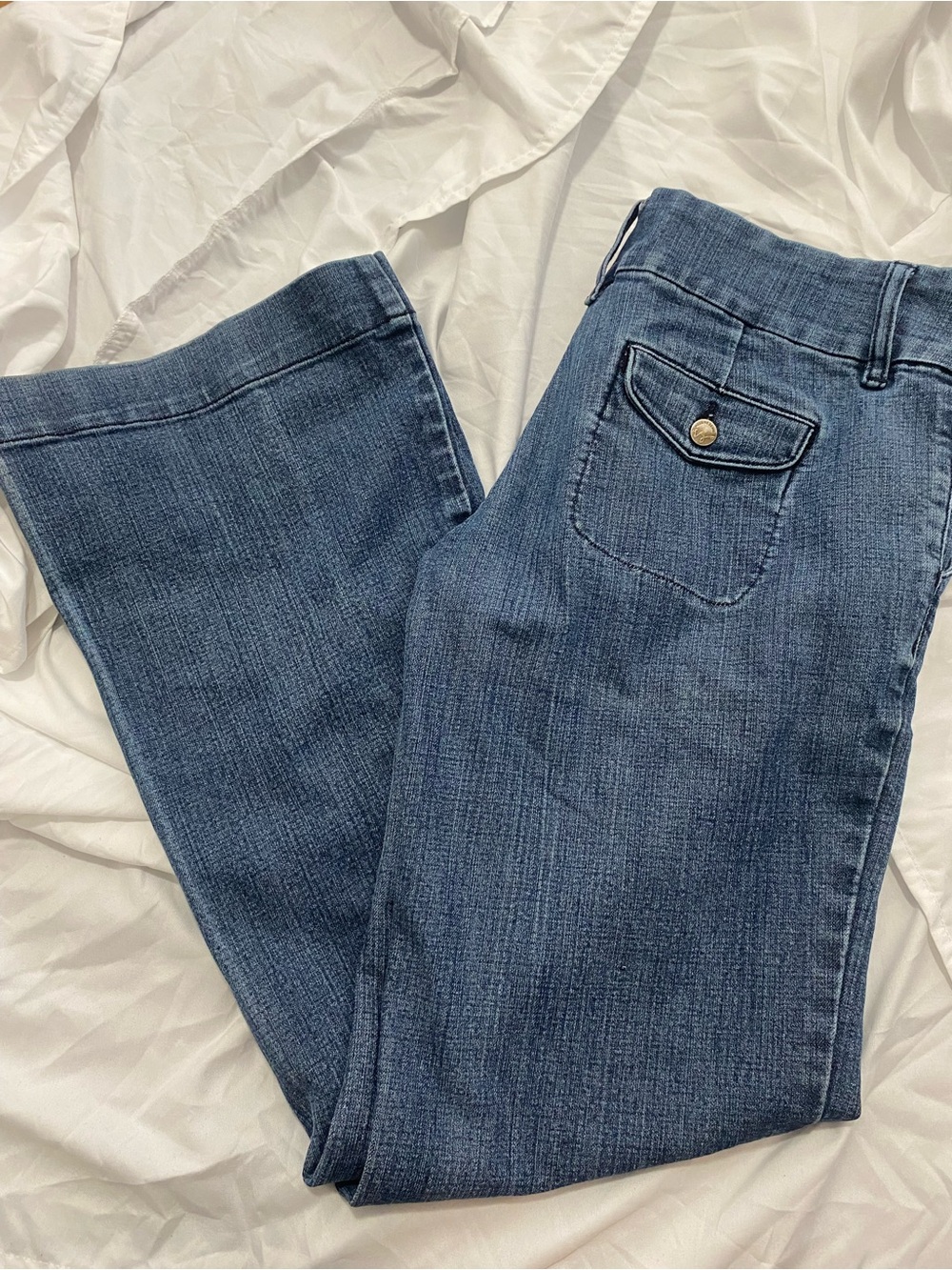 Women's Dark Blue Stretch Denim Jeans